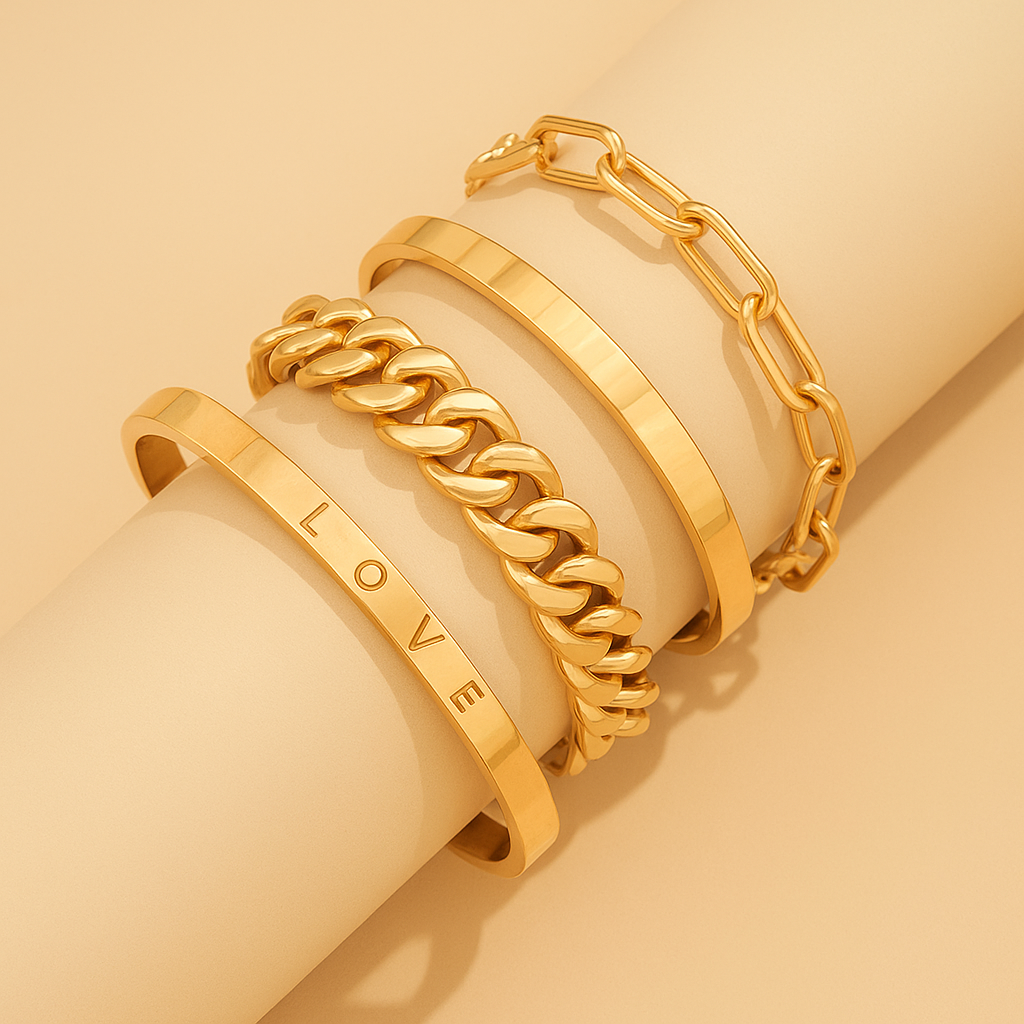 Bransoletki „Bold Gold”